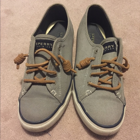 Sperry Shoes - Sperry Top-Sider Gray Sneakers size 6